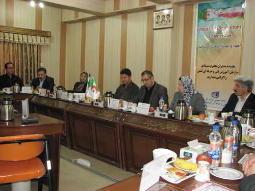 Algerian delegation visit to East-Azerbaijan technical and vocational  training centers